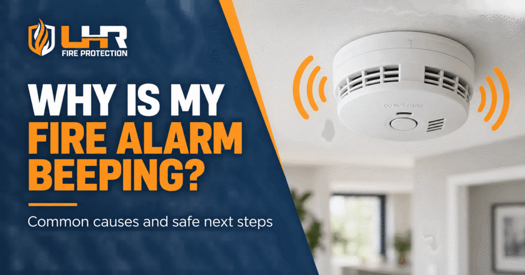 Why is my fire alarm beeping